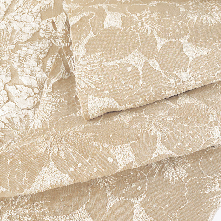 Lily Floral Cloqué - Beige