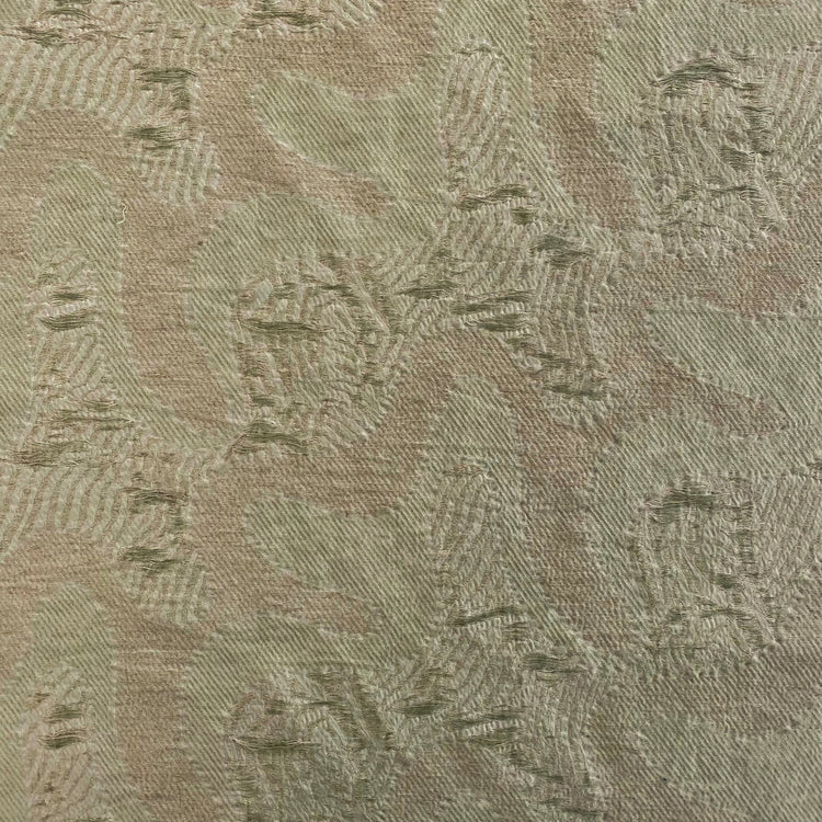 Abstract Swirls Yarn Float Jacquard - Military Green