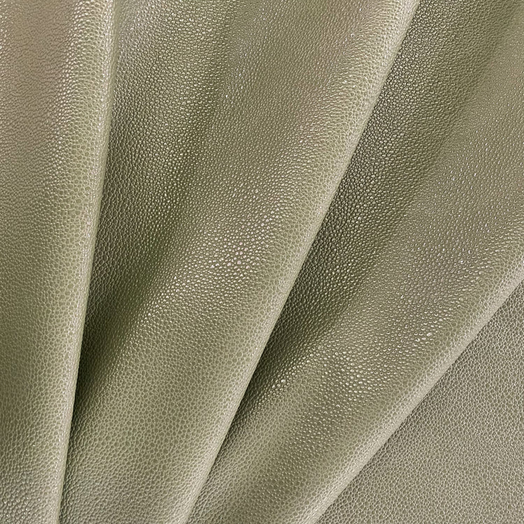 Patent Snake Faux Leather - Fine Pattern - Sea Green