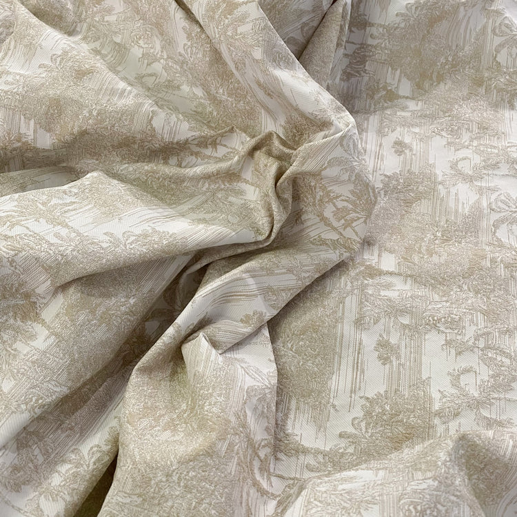 Jungle Islands Tiger Jacquard - White / Beige