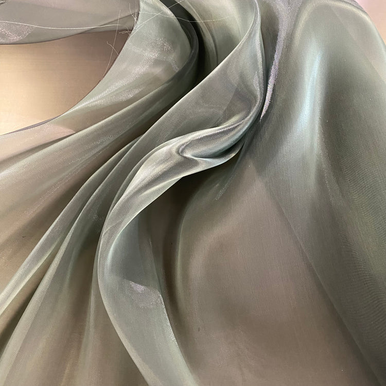 Shimmer Poly/Nylon Organdy (Light Weight Crinoline) - Sage
