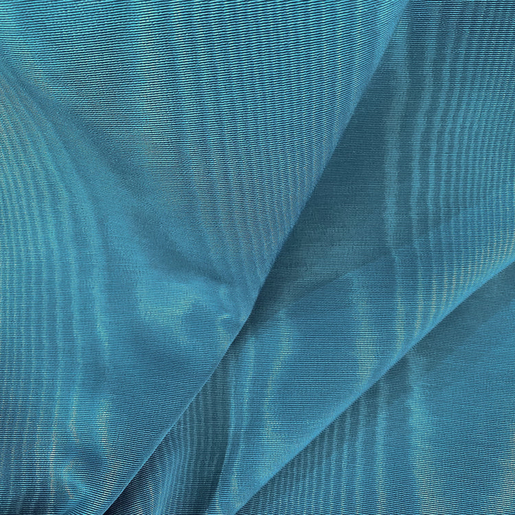 Moire Grosgrain - Dark Duck Egg