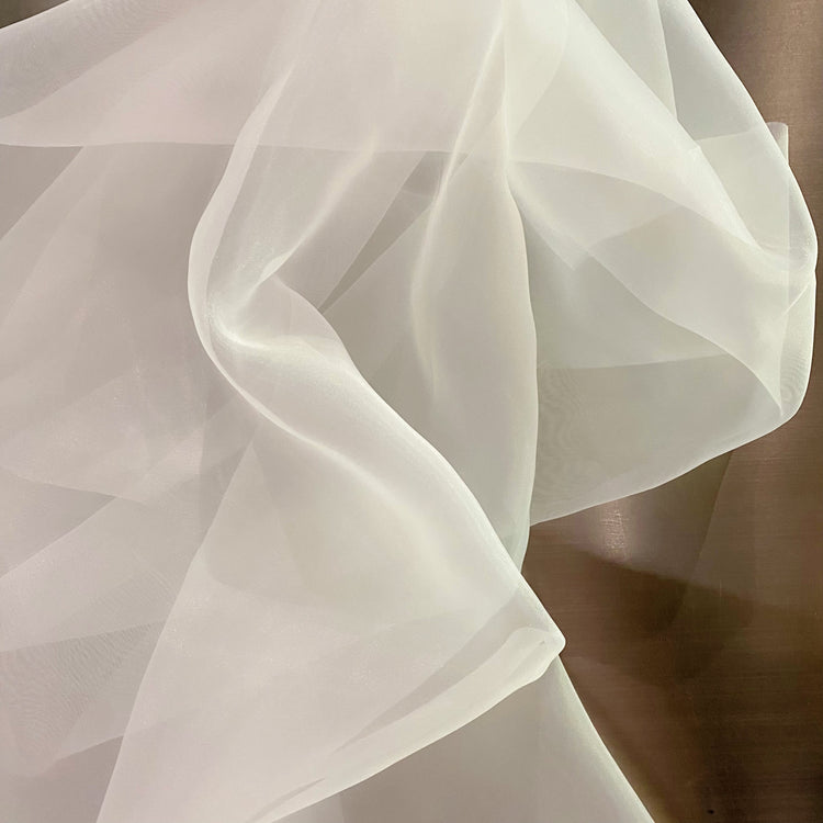 Frosted Organza - White