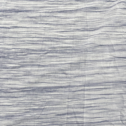 Nature Stripe Cotton Blend - Light Blue / Cornflower Blue