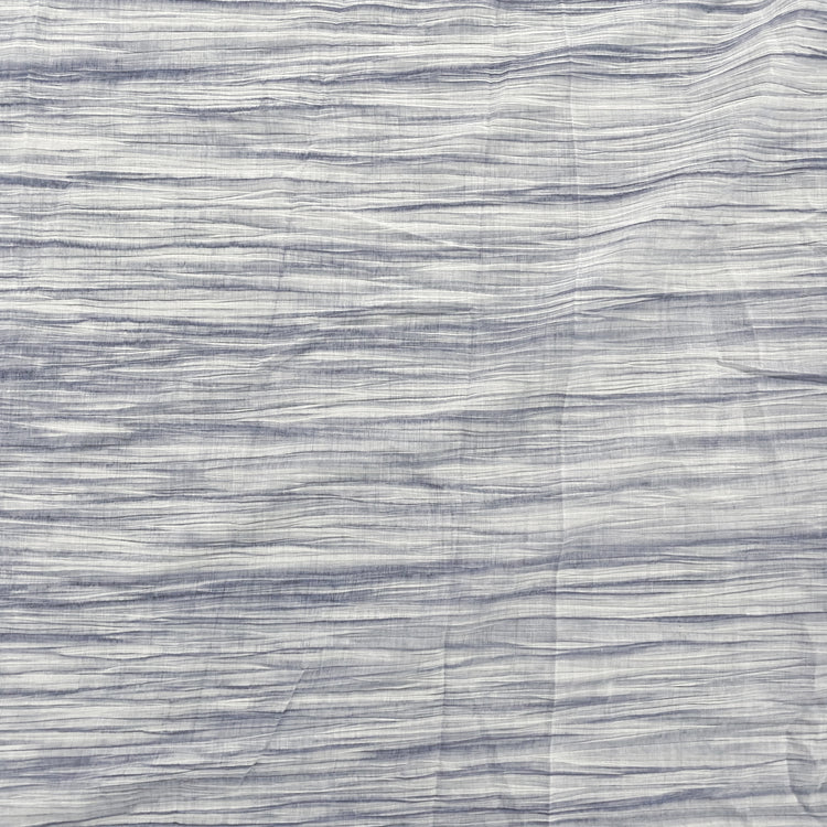Nature Stripe Cotton Blend - Light Blue / Cornflower Blue