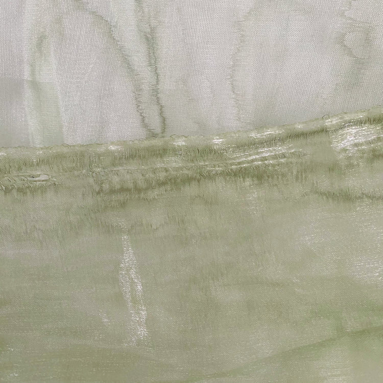 Marble Shimmer Organza - Pale Moss Green