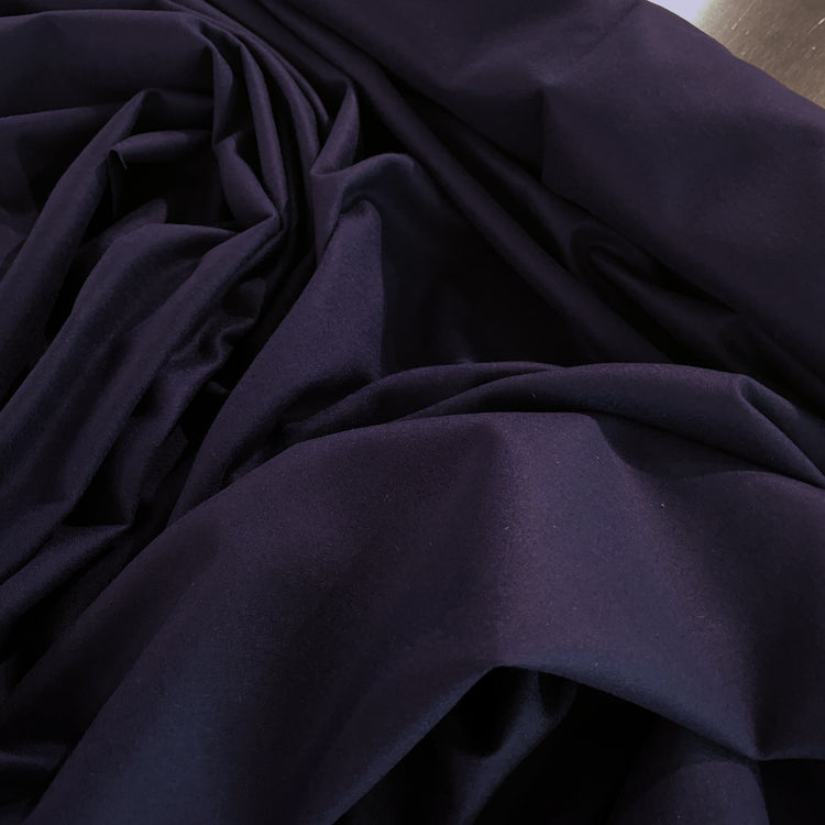 Australian Merino Brushed Wool Flannel - Dark Blue