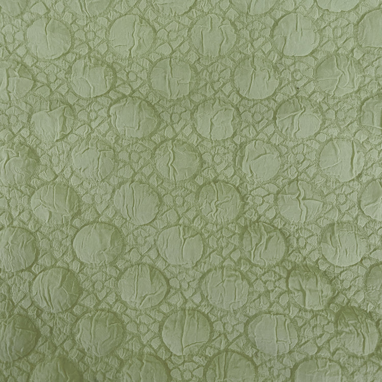 Stretch Bubble-Wrap Double Weave - Mint Green