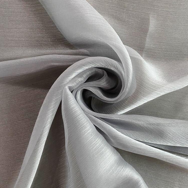 Shimmer Yoryu Chiffon - Silver