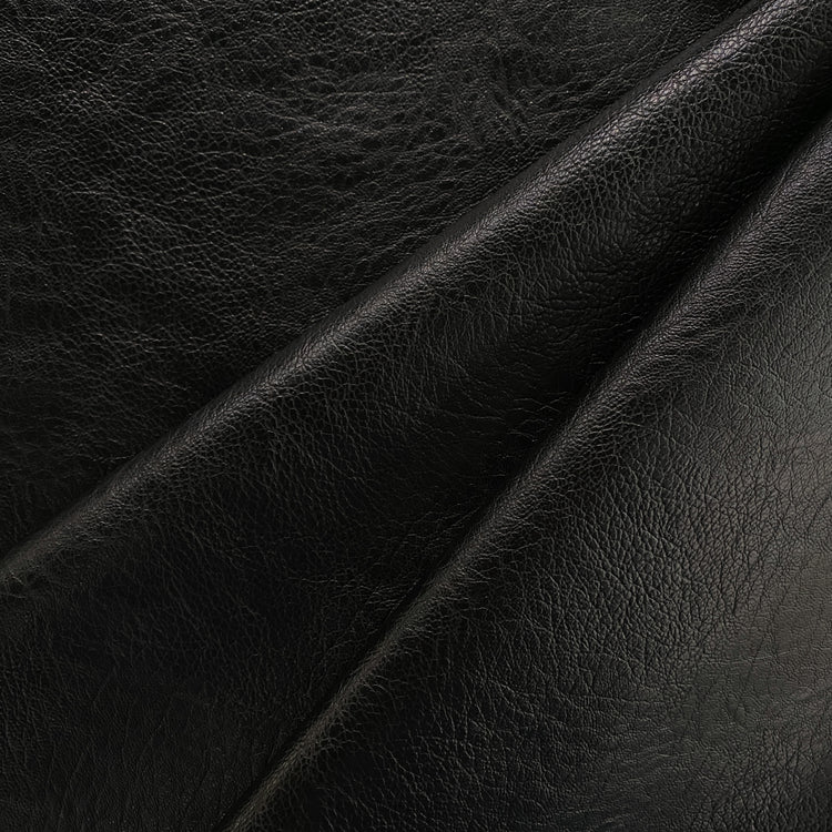 Pebble Grain Faux Leather - Black