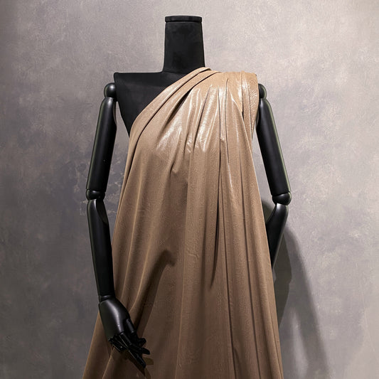 Earth Textured Faux Leather - Mocha