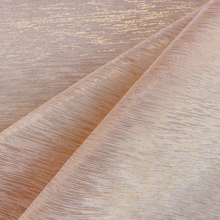 Metallic Dupion - Seashell Pink