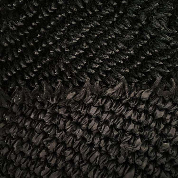 3D Shibori Spike Panel - Black