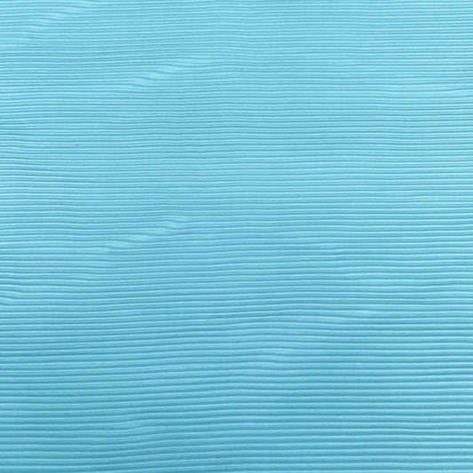 Accordion-Pleated Taffeta - Light Blue