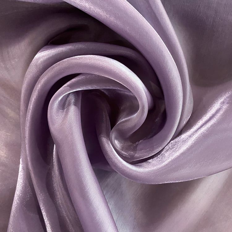 Glacé Shimmer Organza - Thistle Purple