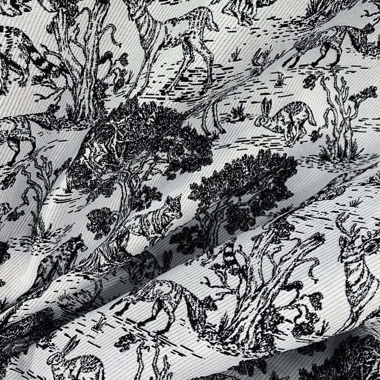 Forest Jacquard - White/Black