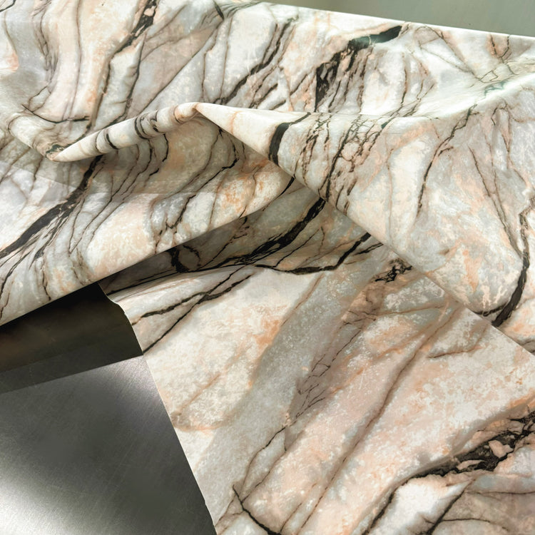PVC - Deep Vein Marble Print - Gainsboro