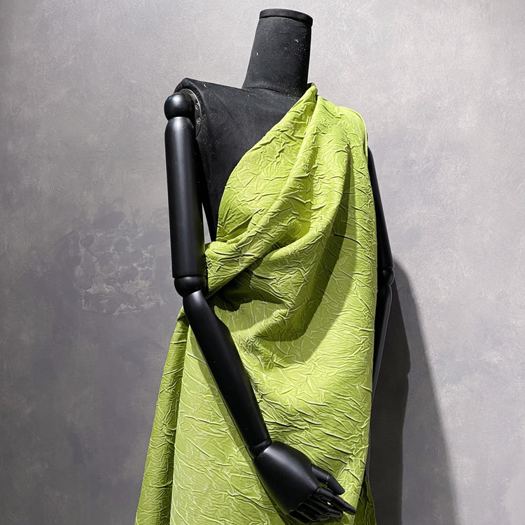 Creased Sateen - Olive