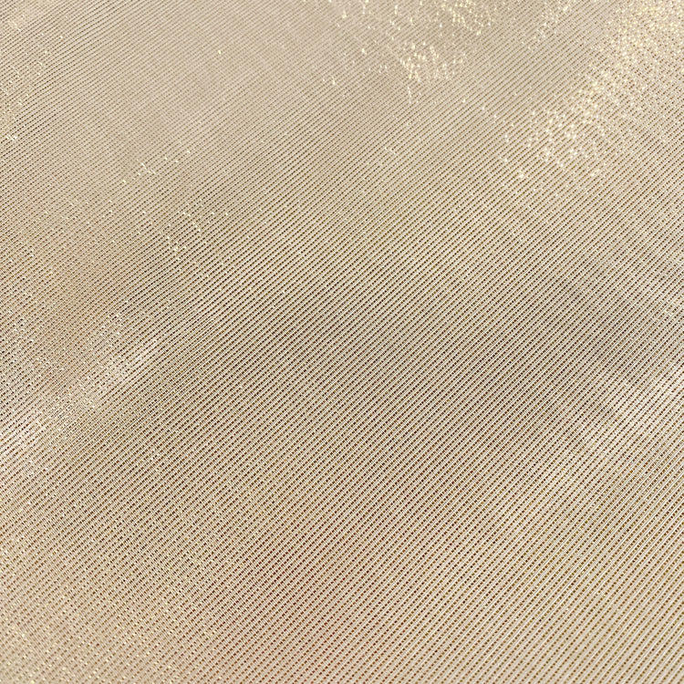Silk Lurex Chiffon - White / Gold