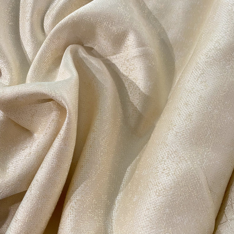 Patina Jacquard - 300cm Wide - Cream / Gold