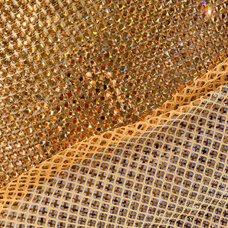 Crystal Glass Mesh - Gold