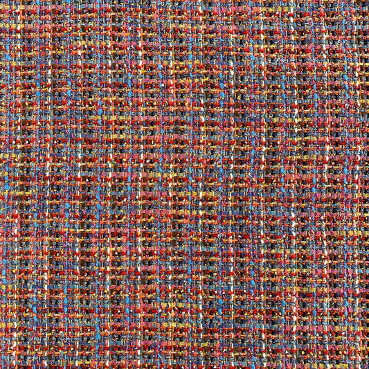 Fancy Yarn Woven Tweed - Pink/Red