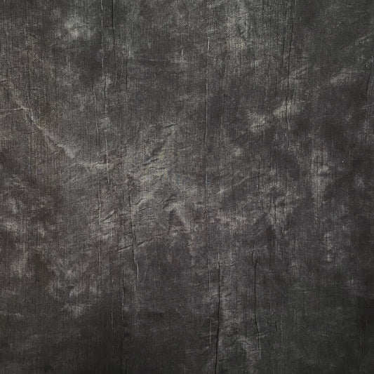 Tarnished Corroded Metallic Organza - Steel / Gunmetal