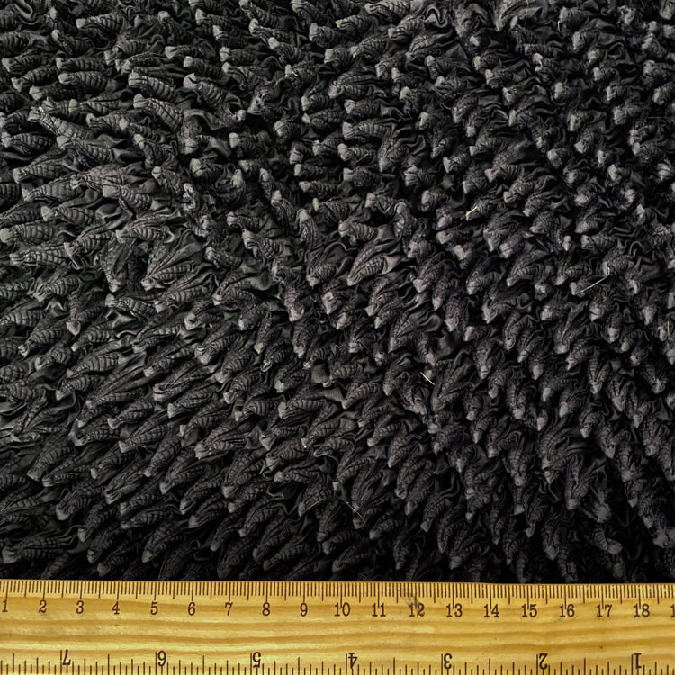 3D Shibori Spike Panel - Black