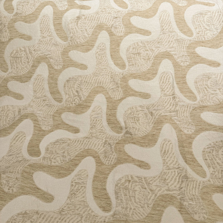 Organic Textured Lines Jacquard - Tan/Wheat