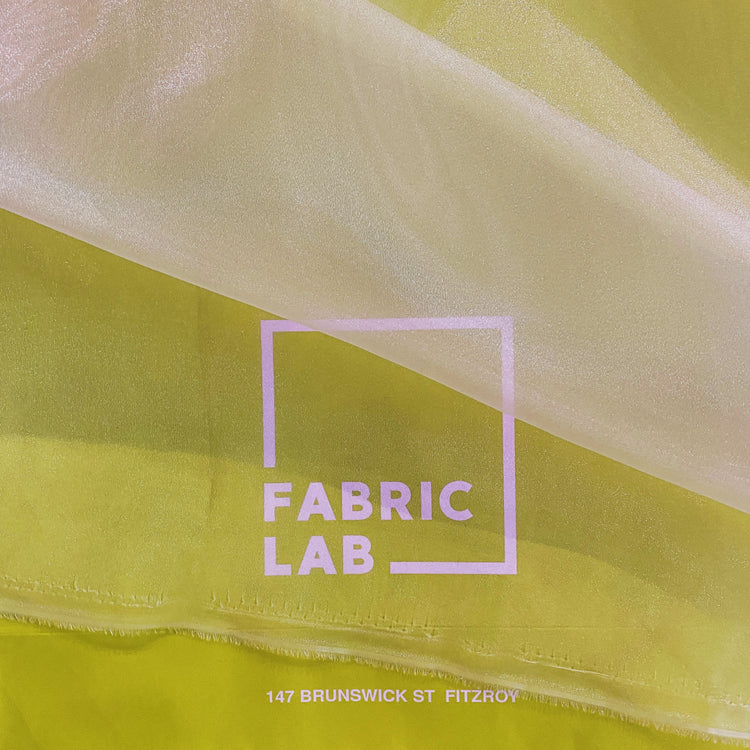 Metallic Organza - Ivory