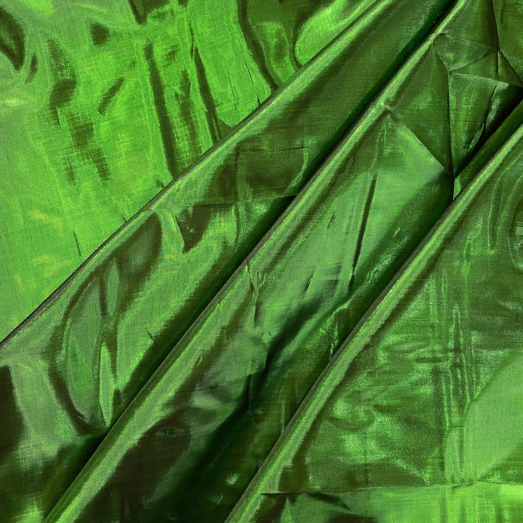 Shot Lurex Blend Lamé - Emerald / Black