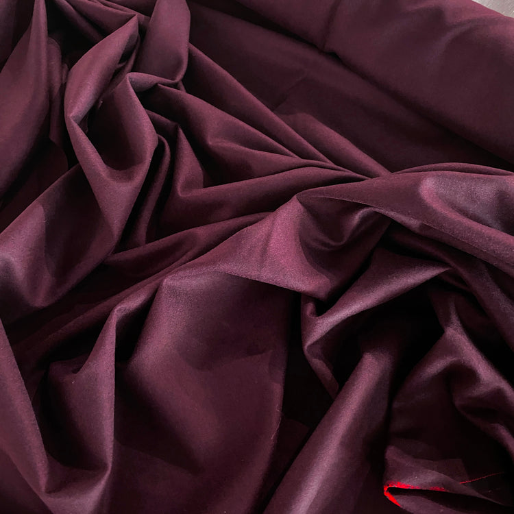 Australian Merino Brushed Wool Flannel - Bordeaux