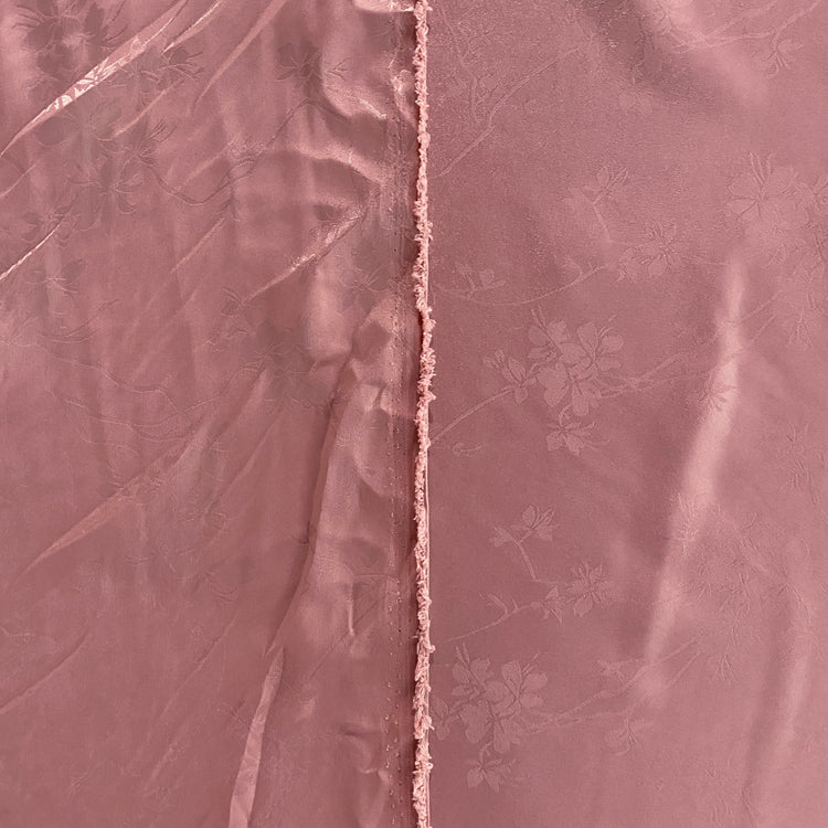 Satin Orchid Damask   Pale Coral