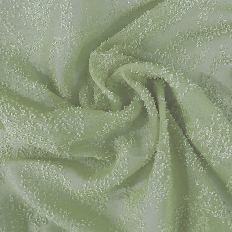 Sheer Crepe - Cut Pile-Insert - Pale Green