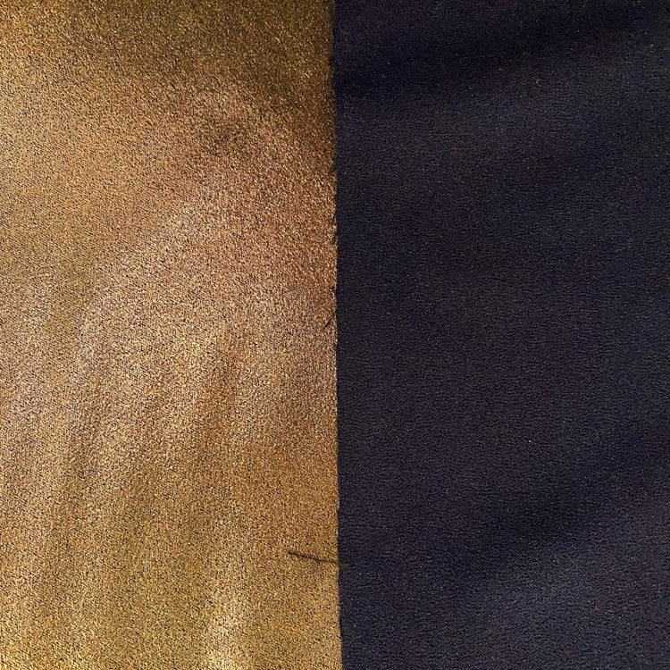 Metallic Coated Satin - Gold