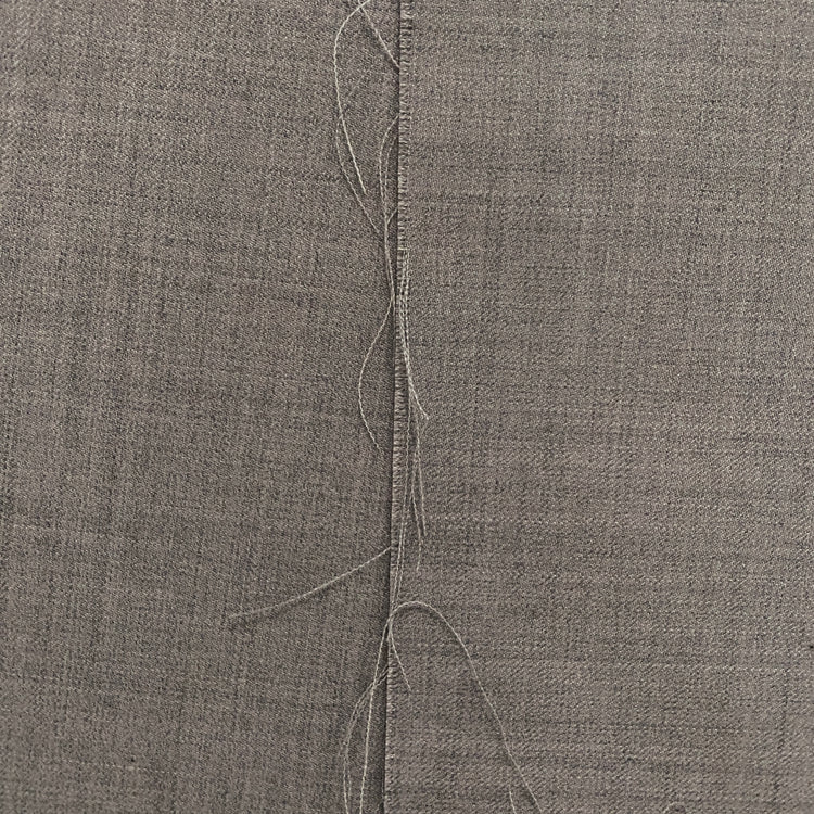 Australian Merino Worsted Wool Gabardine - Light Grey