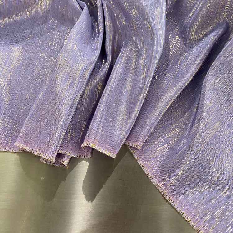 Metallic Dupion - Dark Thistle/Gold