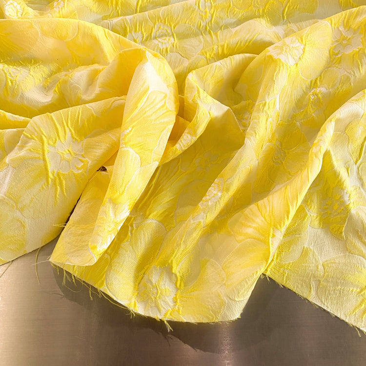 Large Poppy Damask - Yellow
