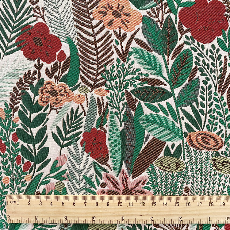 Storybook Garden Jacquard - Multicoloured / White