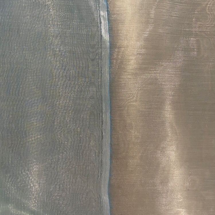 Metallic Organza - Air Blue