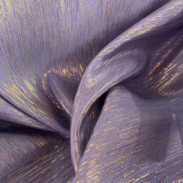 Metallic Dupion - Dark Thistle/Gold