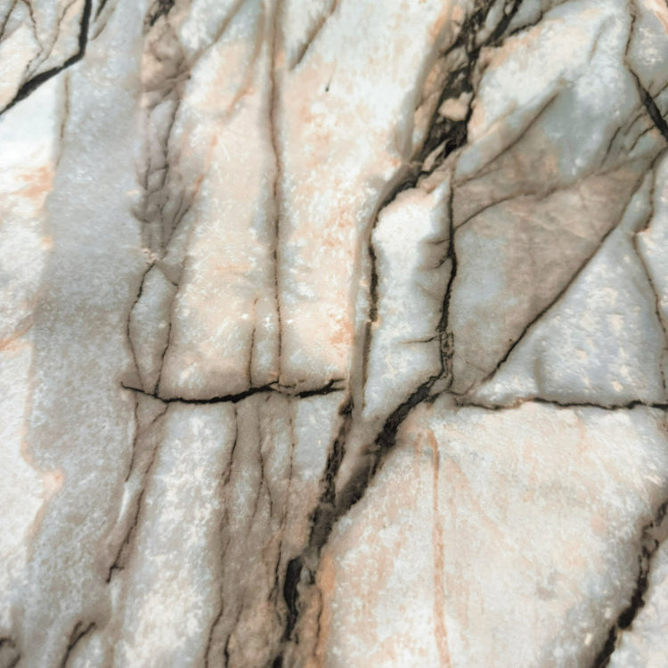 PVC - Deep Vein Marble Print - Gainsboro