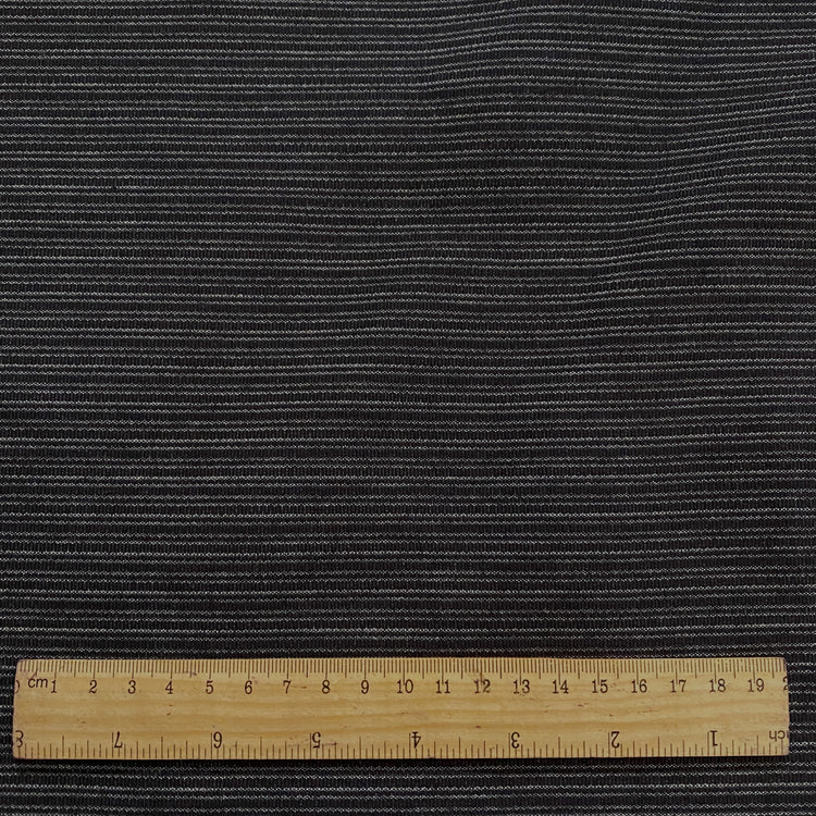 Bengaline Pinstripe Denim Blend- Dark Denim