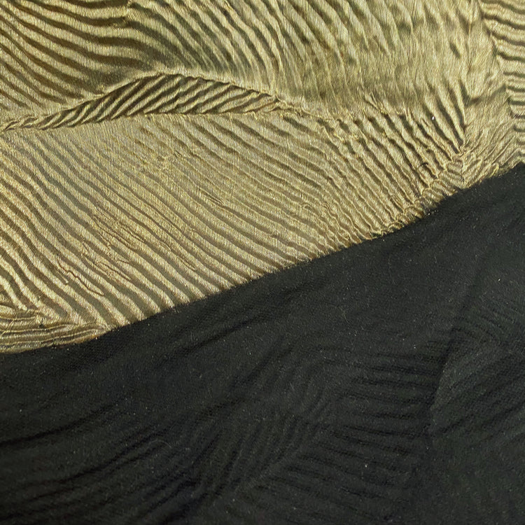 Origami Satin Plisse - Dark Goldenrod