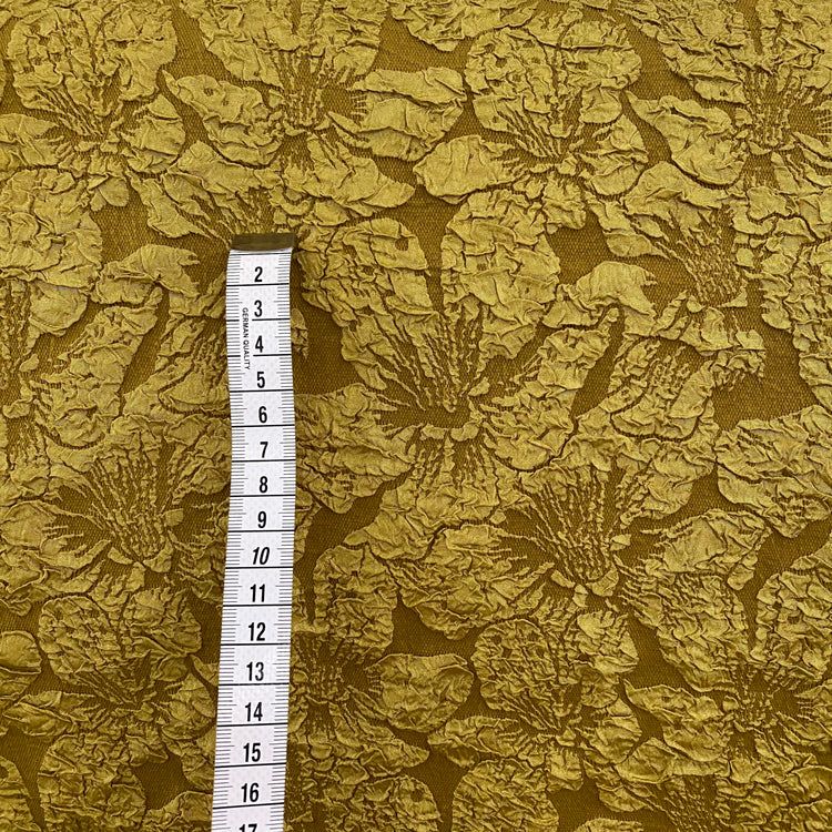 Lily Floral Cloqué - Goldenrod