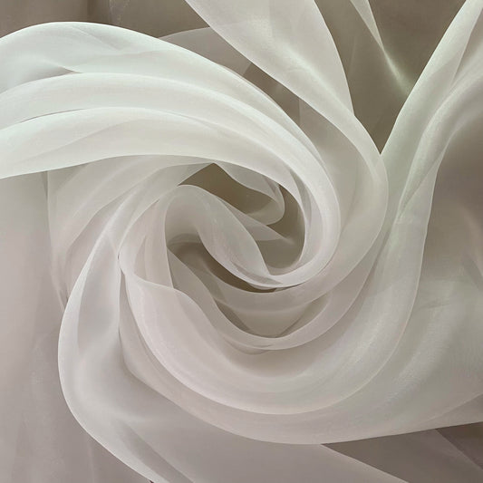 Frosted Organza - White