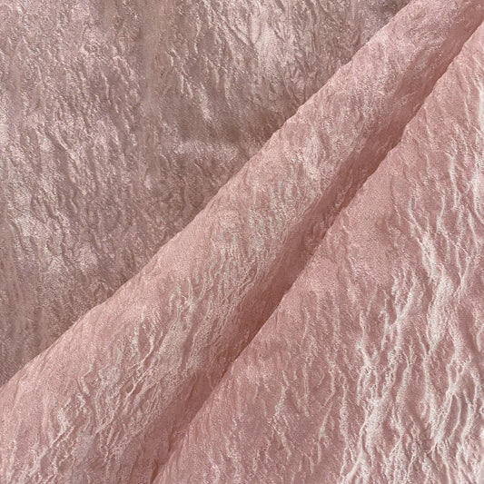 Cloqué Organza - Pink