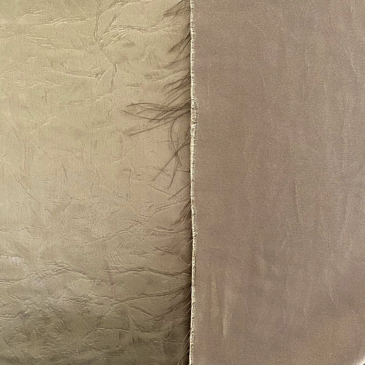 Leather Finish Satin - Ecru