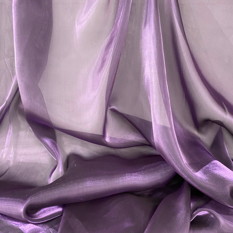 Iridescent Organza - Dark Thistle