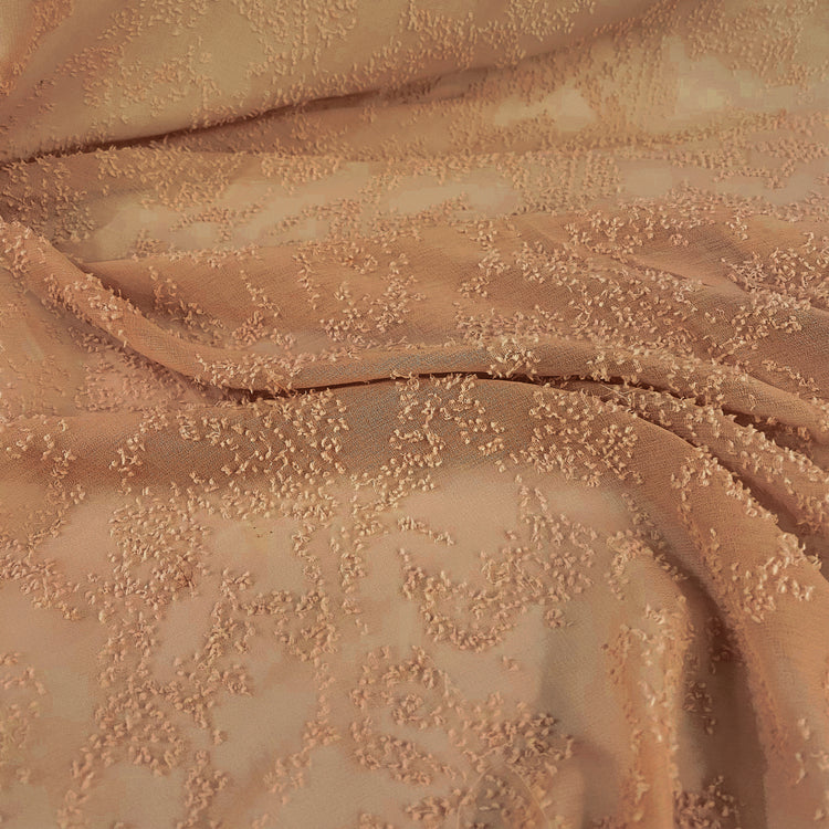Sheer Crepe - Cut Pile-Insert - Tan Brown